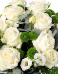 Buchet cu trandafiri albi – imaginea 2