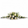 Aranjament funerar cu flori albe