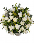 Buchet cu frezii albe – imaginea 1
