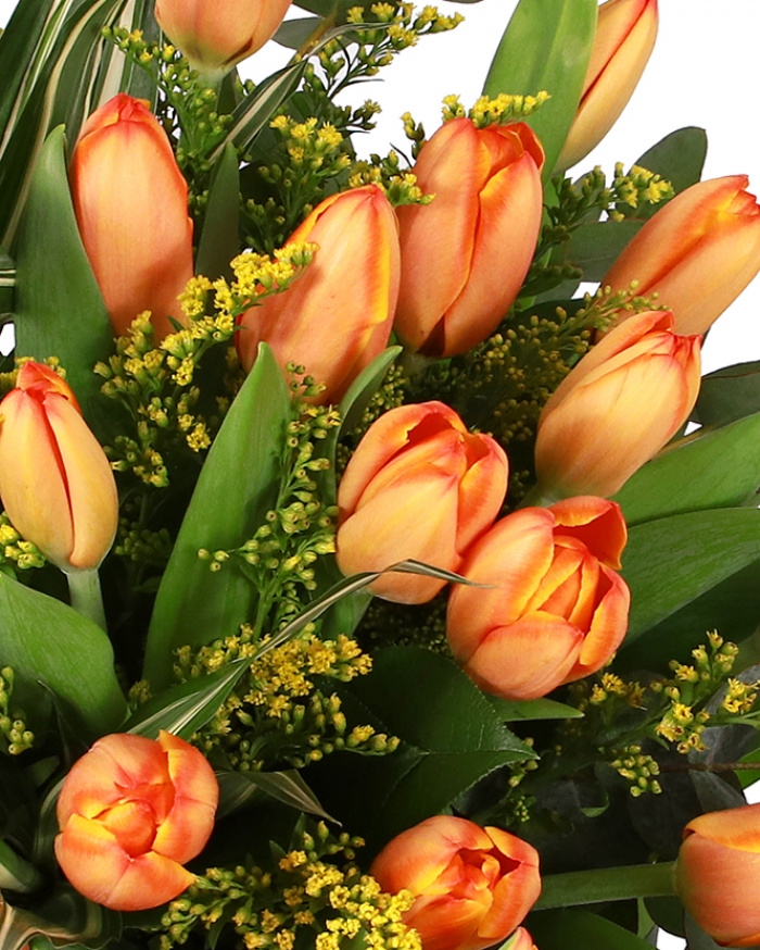 Orange tulip bouquet – the image 2