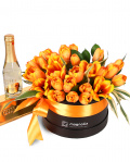 Orange tulip box – imaginea 1