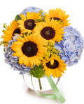 Summer flower bouquet