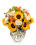 Buchet vesel cu floarea-soarelui – imaginea 1