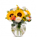 Buchet vesel cu floarea-soarelui