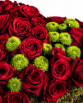 Heart shaped arrangement – imaginea 3