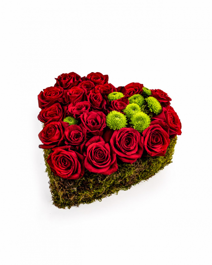 Heart shaped arrangement – the image 1