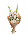 Buchet cu gladiole albe – imaginea 1