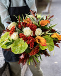Buchet cu frunze ruginii