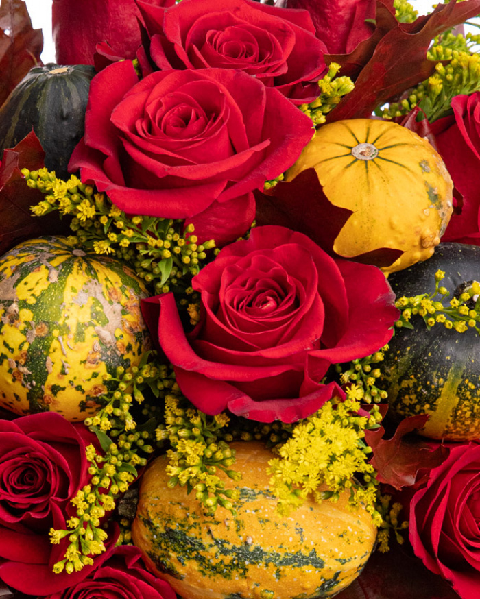 Rose autumn bouquet