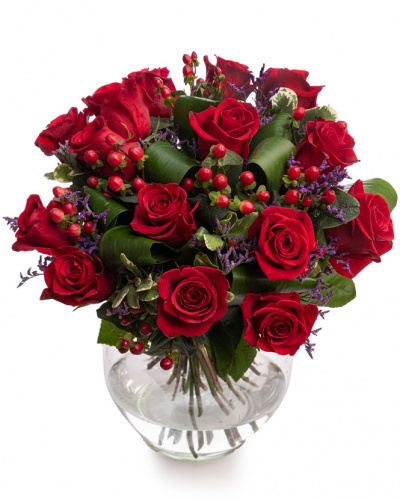 Rose velvet bouquet