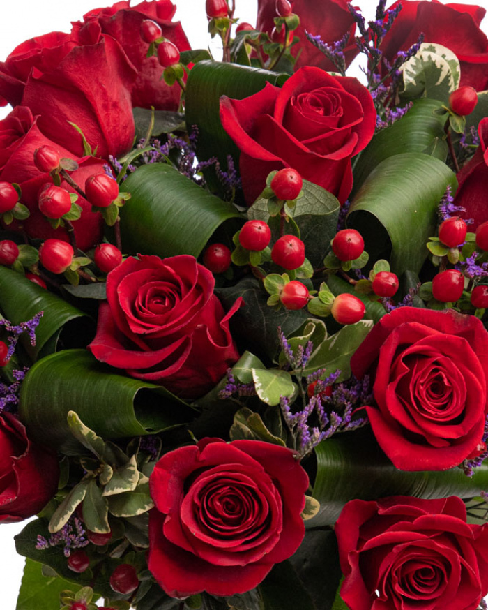 Buchet catifelat cu trandafiri – imaginea 2
