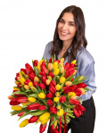 Buchet 101 lalele – imaginea 1