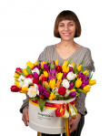 101 tulip arrangement – imaginea 1