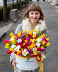 101 tulip arrangement – imaginea 2