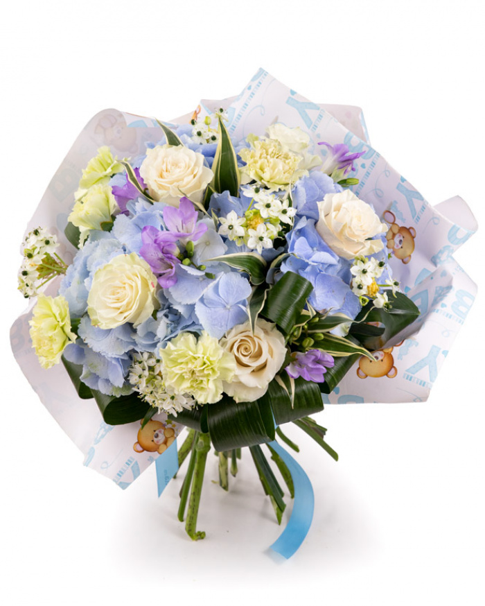 Buchet Sweet Baby Boy – imaginea 1