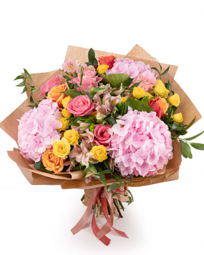 Buchet de flori „Zâmbet în dar”