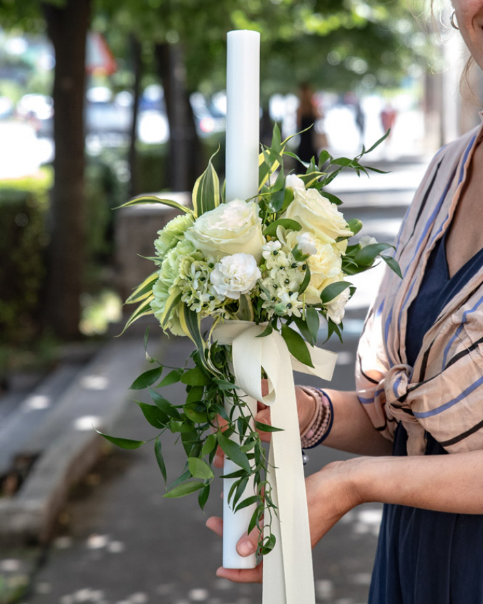 Lumânare de botez „Pure Joy” – imaginea 3
