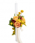 „Happy Day” baptism candle – imaginea 1
