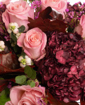 Burgundy Delight bouquet – imaginea 2