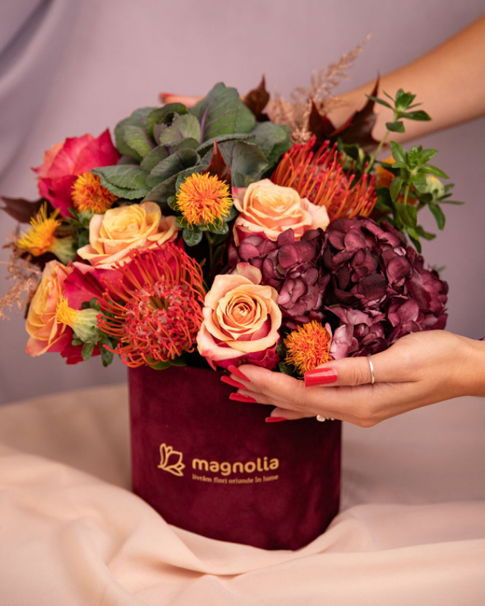 Aranjament floral „Nuanțe de toamnă” – imaginea 3