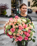 ”Pink Dream” Luxury Bouquet – imaginea 3