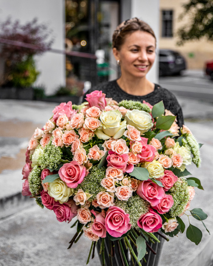 ”Pink Dream” Luxury Bouquet – imaginea 3