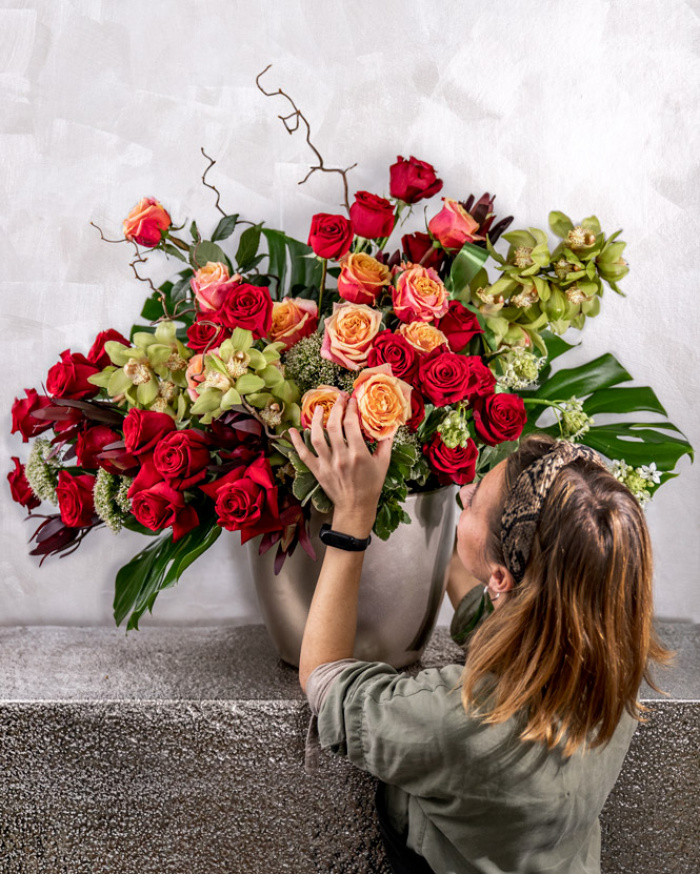 ”Beautiful garden” Luxury Arrangement – imaginea 1
