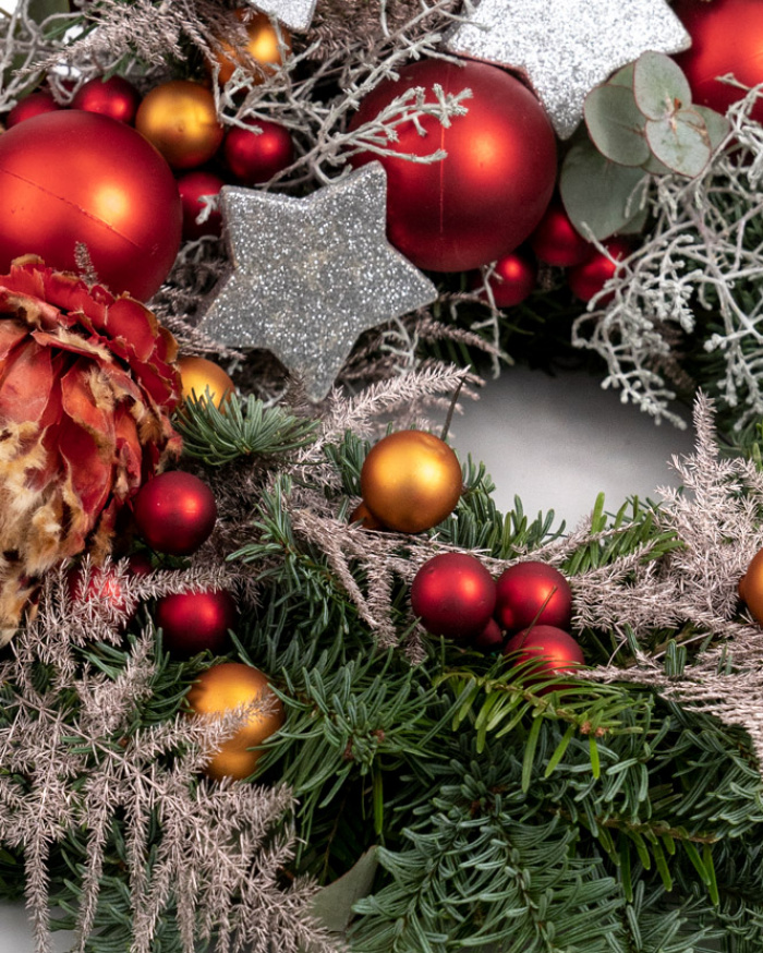 Table wreath with candles – imaginea 2