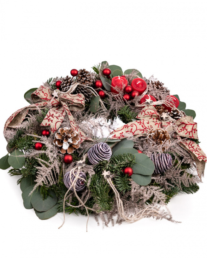 Coroniță decorativă de Advent – imaginea 1