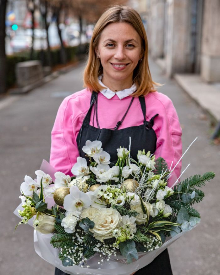 Let it Snow bouquet – the image 3