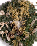”Fancy Christmas” door wreath – imaginea 2