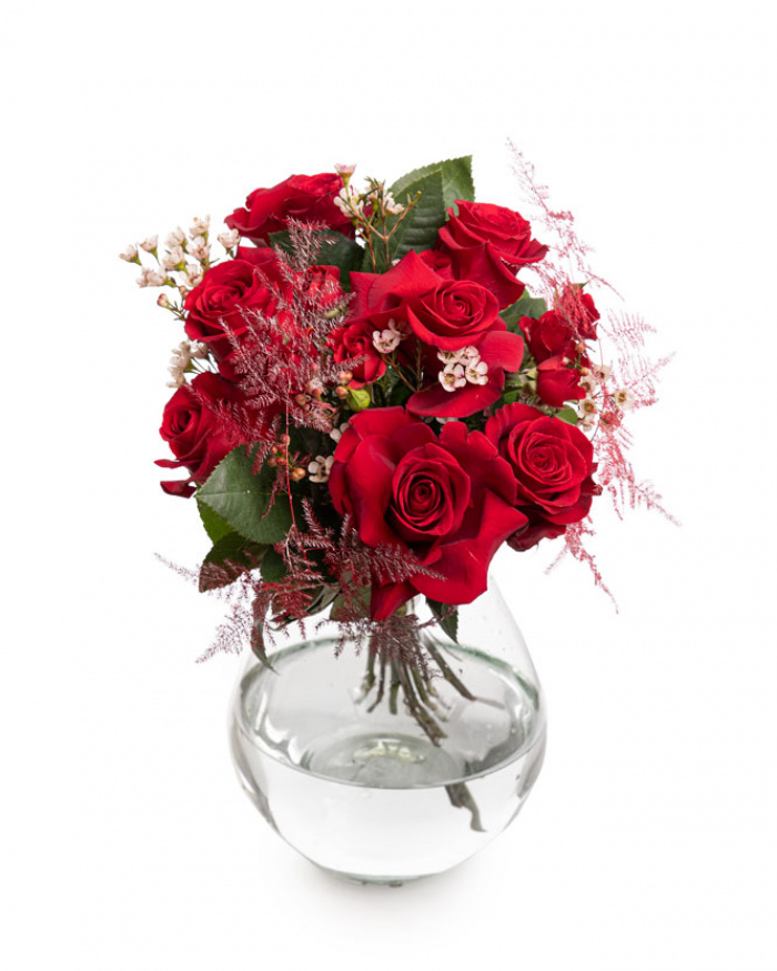 Buchet cu trandafiri ”Iubire infinită” – imaginea 1