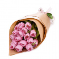 Buchet cu lalele roz