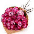 Buchet cu trandafiri mov „Mystery”