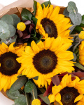 Buchet cu Floarea-Soarelui „Sunset” – imaginea 2