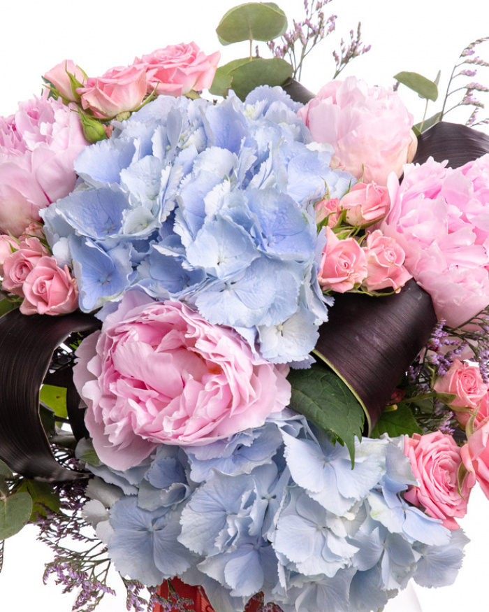”Colors of Joy” Peony and Hydrangea bouquet – the image 2