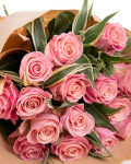 ”Hermosa” bouquet of pink roses – the image 2