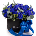 Aranjament trandafiri albaștri „Royal Blue”