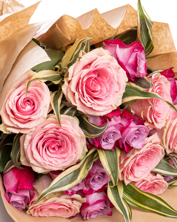 Buchet trandafiri roz "Delight"