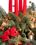 Advent arrangement with festive ornaments – imaginea 2