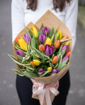 "Gift of spring" tulip bouquet