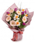 "Spring Blossom" Daffodils and tulips bouquet – imaginea 1