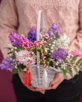  "Scent of Spring" hyacinths basket – imaginea 3
