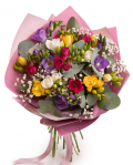 Buchet frezii colorate "Spring Elixir" – imaginea 1