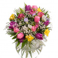 Buchet lalele și frezii "Spring Fantasy"