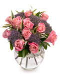 Buchet trandafiri roz „Visul Inimii"