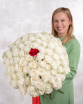Buchet 101 trandafiri "Love Blossom" – imaginea 3