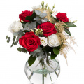 Buchet de iarnă cu trandafiri „Serenity Bloom”
