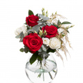 Buchet de iarnă cu trandafiri „Serenity Bloom”