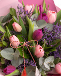 "Glamour Spring" Tulip Bouquet  – imaginea 2
